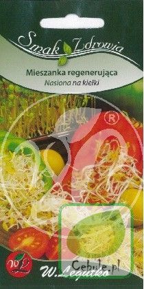 Kiełkownica Mała + Nasiona Kiełków Mix Regeneracja
