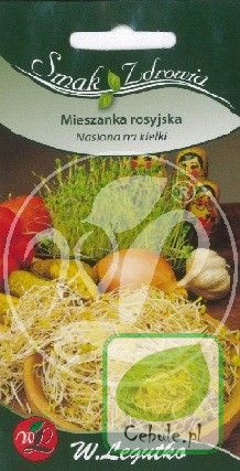 Kiełkownica Mała + Nasiona Kiełków Mix Rosyjska