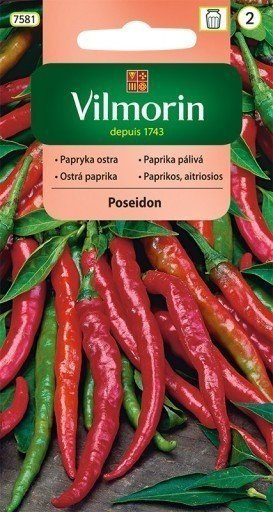 Nasiona Papryczka OSTRA Poseidon - wczesna