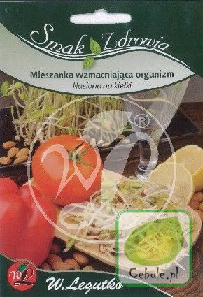 Kiełkownica Duża + Nasiona Kiełków Mix Wzmacnia