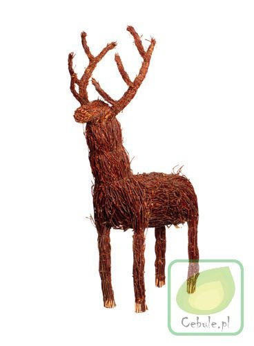 Ozdobny Jeleń z Gałęzi Brzozy 100 cm wyskokości