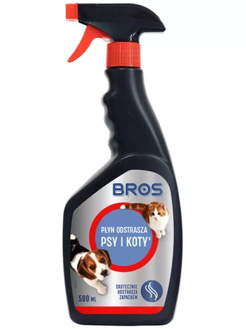 BROS płyn odstrasza psy i koty