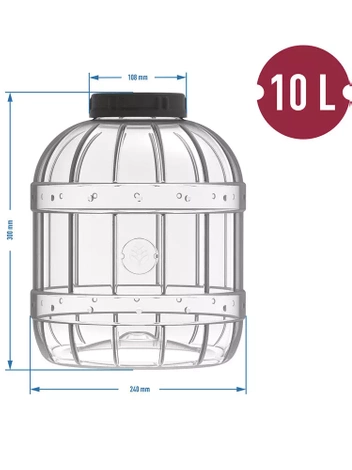 Słoik plastikowy | 10L