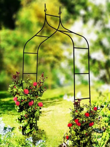 Pergola Metalowa Łuk Ogrodowy 1,5 x 2,4 m x 0,34 m