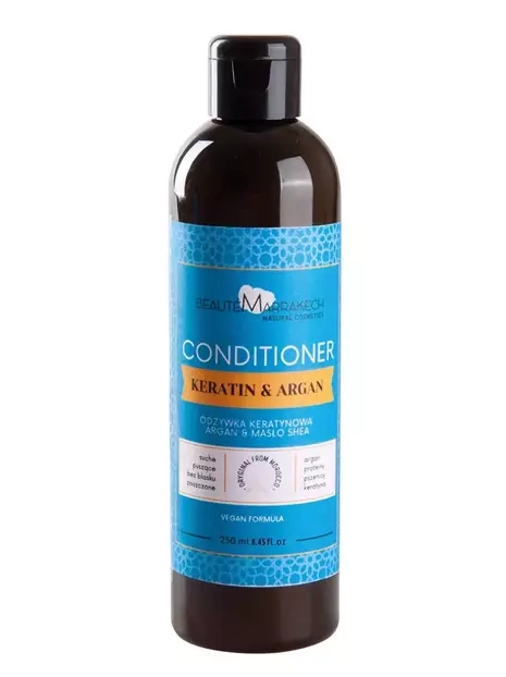 Naturalna Odżywka Keratynowo Emolientowa Intensywnie Odbudowująca Włosy 250 ml