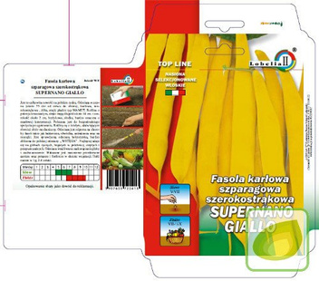 Nasiona Fasola Szparagowa Żółta Supernano