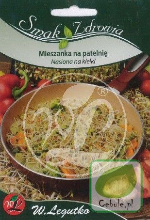 Kiełkownica Duża + Nasiona Kiełków Mix Na Patelnię