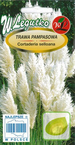 Nasiona Trawy Pampasowej Białej -Cortaderia Selloana