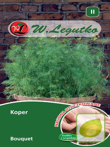 Nasiona OTOCZKOWANE Koper ogrodowy Bouquet