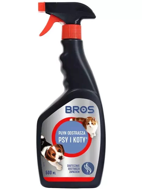 BROS płyn odstrasza psy i koty