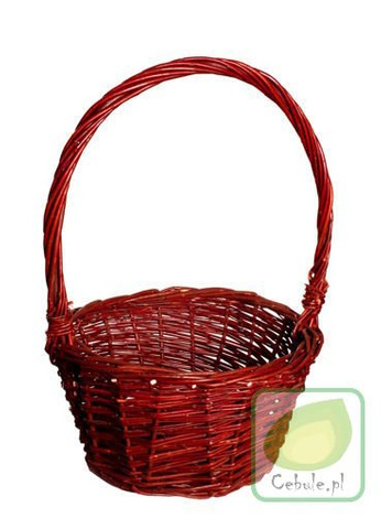 Kompozycja Duży Kosz Wiklinowy + Wrzos 3 sadzonki