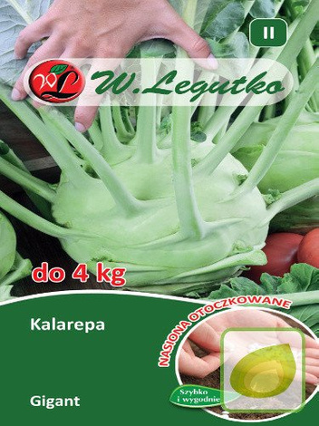 Nasiona OTOCZKOWANE Kalarepa Gigant