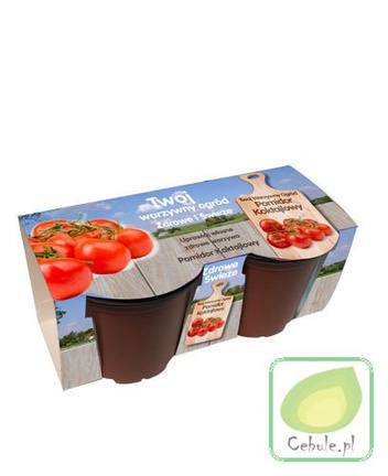 Warzywa do uprawy domowej "2 w 1" 4 gatunki - Nasiona + Ziemia + Doniczki
