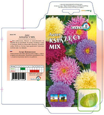 Nasiona Aster Książęcy Mix.