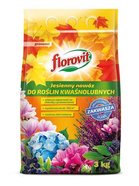 Florovit jesienny do roślin kwaśnolubnych 3 kg