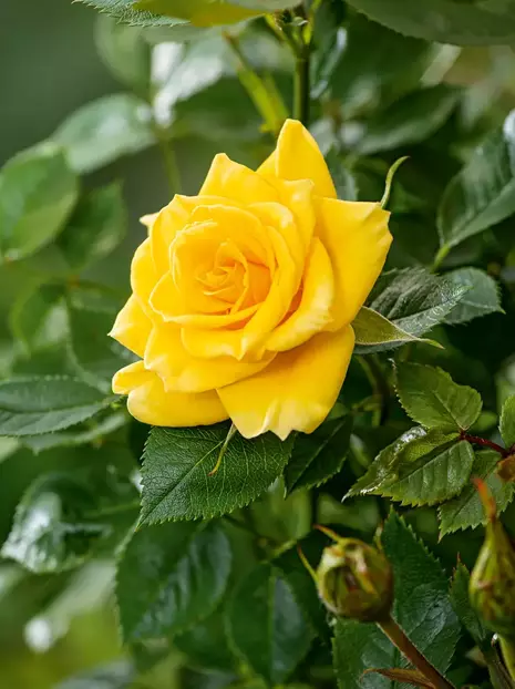 Róża rabatowa 'Allgold' 
