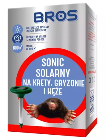 BROS Sonic Solarny - odstrasza krety